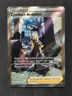 Pokemon TCG Cynthia's Ambition Crown Zenith Galarian Gallery GG60/GG70 - Image 1