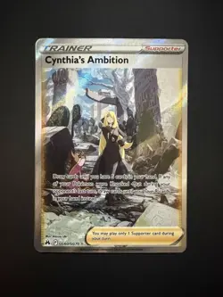 Pokemon TCG Cynthia's Ambition Crown Zenith: Galarian Gallery GG60/GG70 NM - Image 1