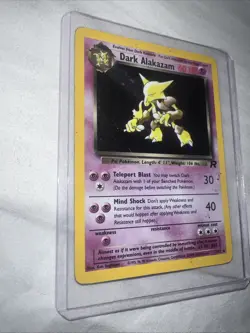 Pokemon Card Dark Alakazam Holo 1/82 Team Rocket Vintage WOTC 1999 - Image 3