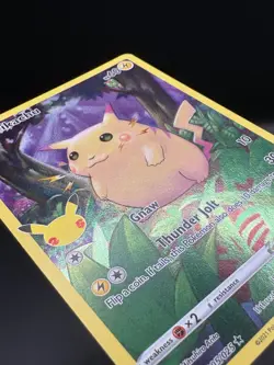 Pokemon Pikachu TCG 005/025 Celebrations 25th Anniversary Full Art LP/NM - Image 3