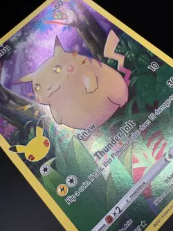Pokemon Pikachu TCG 005/025 Celebrations 25th Anniversary Full Art LP/NM - Image 4