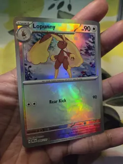 Lopunny Prismatic Evolutions Master Ball Pattern Holo 084/131 Pokemon TCG - Image 2