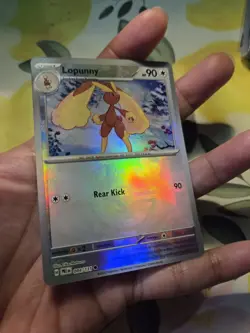 Lopunny Prismatic Evolutions Master Ball Pattern Holo 084/131 Pokemon TCG - Image 3