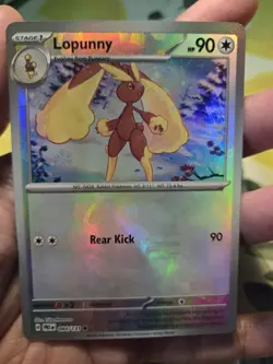 Lopunny Prismatic Evolutions Master Ball Pattern Holo 084/131 Pokemon TCG - Image 4