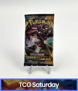 2020 POKEMON SWORD & SHIELD DARKNESS ABLAZE BOOSTER PACK SEALED - Image 1