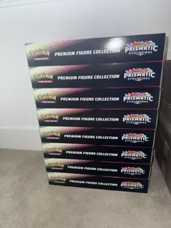 Pokemon TCG Prismatic Evolutions Premium Figure Collection New Sealed - Image 1