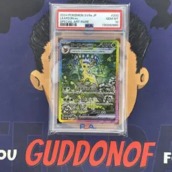 💎PSA 10 GEM 2024 Pokemon Japanese Terastal Festival LEAFEON EX #200 SAR - Image 1