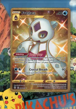 Pokemon TCG Froslass 226/203 Evolving Skies Gold Secret Rare NM/M - Image 1