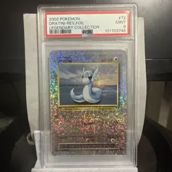 Pokemon Dratini Legendary Coll. Reverse Holo #72 PSA 9 Mint - Image 1