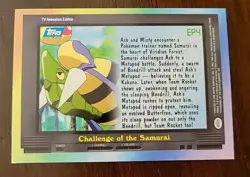 VLP! 2000 Topps Pokemon #EP4 Challenge of the Samurai Rainbow Foil - Image 2