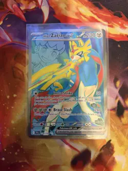 Pokemon TCG Hop's Zacian EX 176/159 S&V: Journey Together Ultra Rare - Image 1