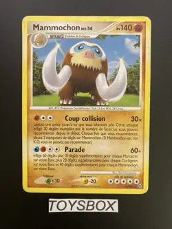 Carte Pokemon Mammochon Rare 21/100 / Bloc DP Tempete / Bon Etat FR - Image 2