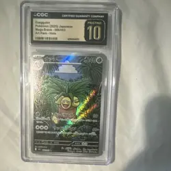 Pokemon Exeggutor 066/063 Mega Brave Art Rare Holo CGC Pristine 10 Japanese - Image 1