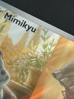 Pokemon TCG Mimikyu Scarlet & Violet Paldean Fates ETB Promo 075 DMG - Image 3