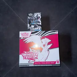 Pokemon S&V White Flare ETB / Black Bolt Booster Bundle Sealed - Image 2