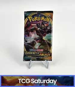 2020 POKEMON SWORD & SHIELD DARKNESS ABLAZE BOOSTER PACK SEALED - Image 1