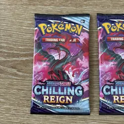 Lot 3 Pokemon Chilling Reign Booster Pack Sealed Sword Shield TCG - Image 2