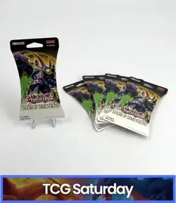 2025 YU-GI-OH! DOOM OF DIMENSIONS SLEEVED BOOSTER PACK LOT OF 5 - Image 1
