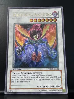 Yu-Gi-Oh! YuGiOh Chaos King Archfiend TSHD-EN041 1st Edition Ultra Rare LP - Image 1