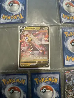 Pokemon TCG Duraludon V Ultra Rare Cards 122/203 Halo Near Mint - Image 1
