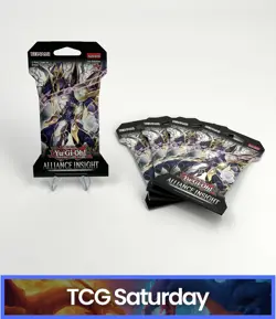 2025 YU-GI-OH! ALLIANCE INSIGHT SLEEVED BOOSTER PACK LOT OF 5 - Image 1