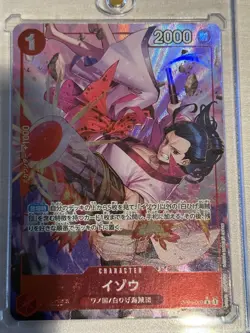 One Piece TCG - Izo OP03-003 Rare Alternate Art Japanese NM - Image 1