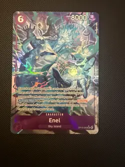 Enel OP15-060 SR Alt Art Adventure On Kami’s Island ENGLISH ONE PIECE - Image 1