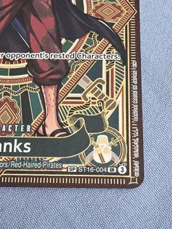 Shanks St16-004 (sp Full Art) Op11 A Fist Of Divine Speed One Piece - Image 5