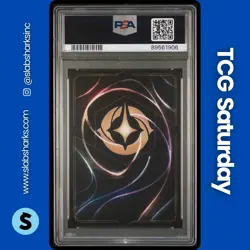 2023 DISNEY LORCANA RISE OF THE FLOODBORN #213/204 ALICE ENCHANTED PSA 9 - Image 2