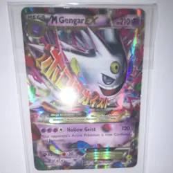 Pokemon M Gengar EX Mega Promo Holo XY XY166 210HP Hollow Geist Card - Image 1