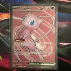 Pokemon TCG Mew EX 193/165 Ultra Rare Full Art Holo Card - Image 1