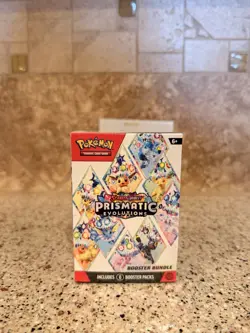 Pokemon Prismatic Evolutions Booster Bundle Box Eevee Trading Card Game 2025 - Image 1