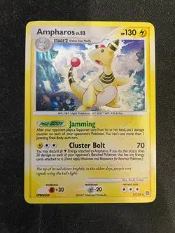 Ampharos 1/132 Secret Wonders Holo Pokemon TCG - LP+ - Image 1