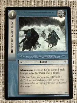 Decipher Lord of the Rings TCG Release Of The Angry Flood Rare Card 2R19 - Image 1
