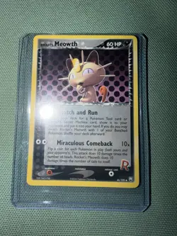 Pokemon Rocket's Meowth 46/109 Team Rocket Returns Uncommon Card - Image 1