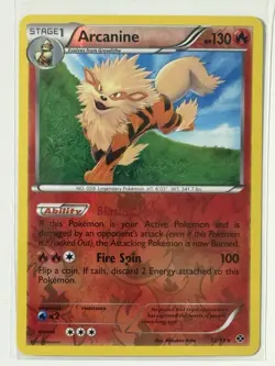 Pokemon TCG Arcanine Next Destinities 13/99 Reverse Holofoil Card NM Condition - Image 1