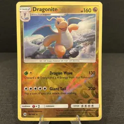 Dragonite 96/149 Reverse Holo Rare Sun & Moon Base Set 2017 Pokemon TCG Card - Image 1