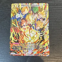 Bandai Heroic Strike BT8-133 Dragon Ball Super Noble Hero Rare Foil Extra Card - Image 1