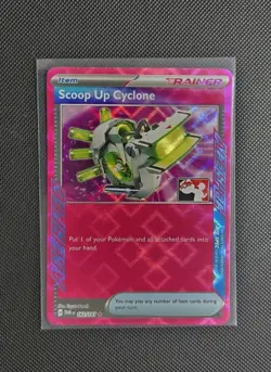Scoop Up Cyclone 162 Ace Spec Stamped Play Prize Pack Series Promo Pokemon Card - Image 1