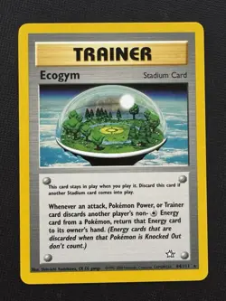 Pokemon Ecogym 84/111 Neo Genesis Unlimited Regular Rare TCG Card - Image 1