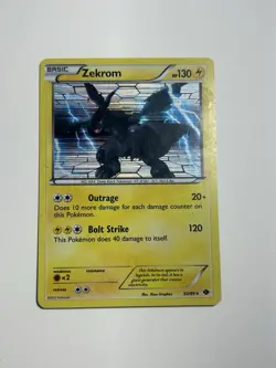 Zekrom 50/99 - Next Destinies Holo Rare Pokemon Card - Image 1