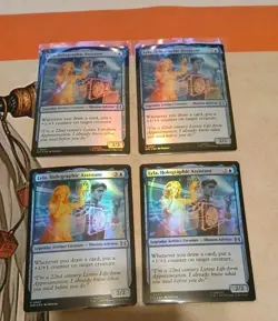 Lyla, Holographic Assistant FOIL X4 Marvel's Spider-Man: Eternal-Legal MTG NM/M - Image 1