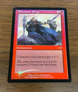 MTG Nemesis - 1x Foil Flowstone Surge - NM - Image 1