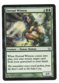 MTG Fifth Dawn - 1x Eternal Witness - LP - Image 1