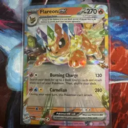 Flareon ex 14/131 Prismatic Evolutions - Double Rare Pokemon Card - NM/Mint - Image 1