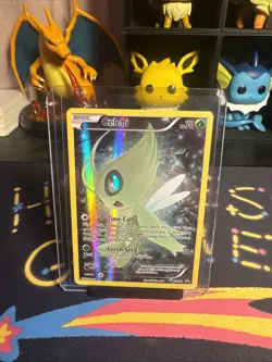 Pokemon TCG Mythical Celebi XY111 Full Art Black Star Promo Promo Card - NM - Image 1