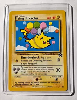 Pokemon Card - TCG Flying Pikachu Promo Regular Card #25 - Image 1