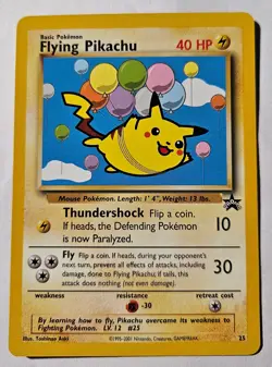 Pokemon Card - TCG Flying Pikachu Promo Regular Card #25 - Image 3