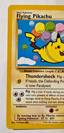 Pokemon Card - TCG Flying Pikachu Promo Regular Card #25 - Image 5