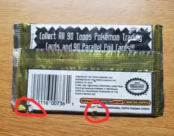 Pokemon Topps TV Animation Edition: Series 1 (1 Sealed Pack) Green Small Tears - Image 5